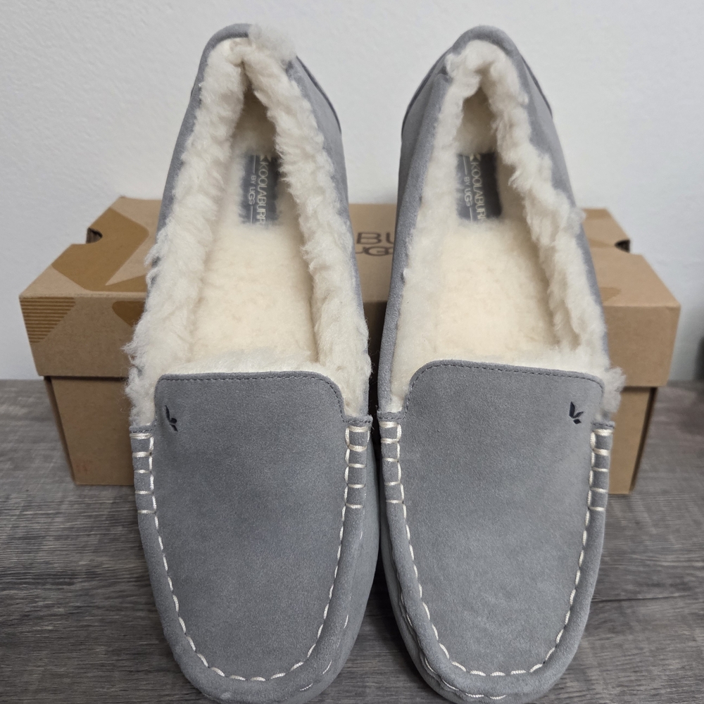 Koolaburra Gray Suede Slippers